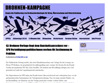 Tablet Screenshot of drohnen-kampagne.de